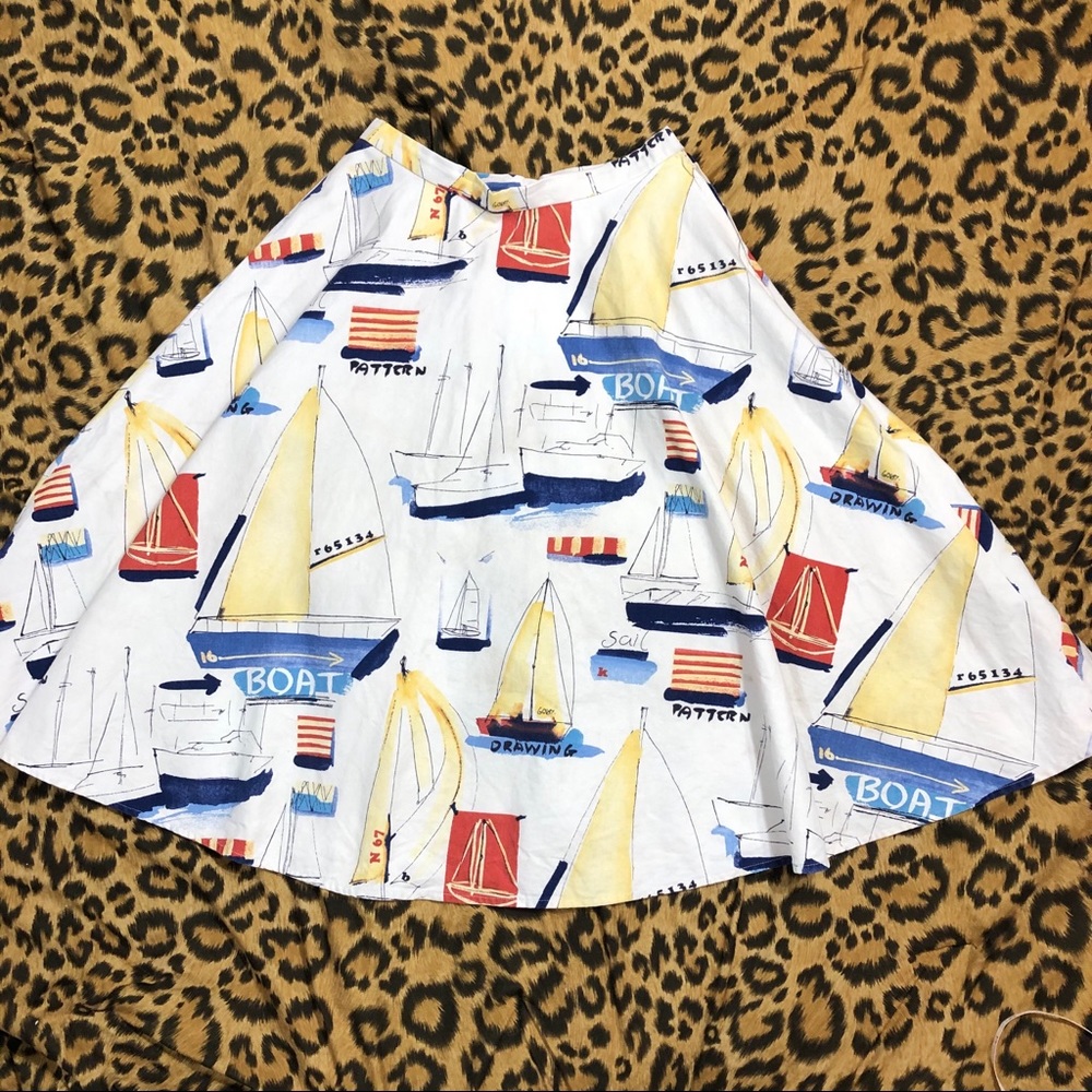 Donna Lee sail boat skirt